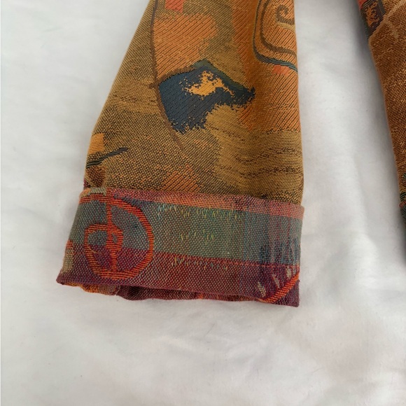 Men's Multicolor Patterned Jacket - Picture 4 of 11